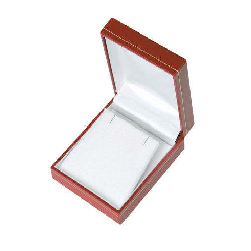 leatherette jewelry box - leatherette pendant box - cartier style pendant box - cartier style jewelry box - classic style pendant box - classic style jewelry box