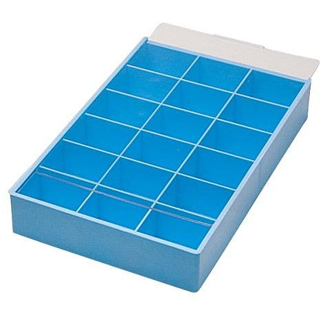 18 compartment tray - sorting tray - organizing tray - tray with cover