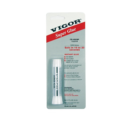 Vigor Super Glue - 10-20 Second Set – A to Z Jewelry Tools & Supplies