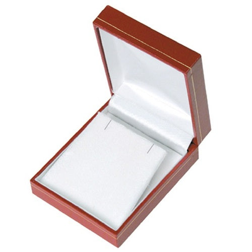leatherette jewelry box - leatherette pendant box - leatherette earring box - cartier style pendent box - cartier style earring box - cartier style jewelry box - classic style pendent box - classic style earring box - classic style jewelry box