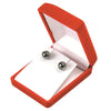 flocked pendant box - flocked earring box - velour pendant box - velour earring box - flocked jewelry box - velour jewerly box