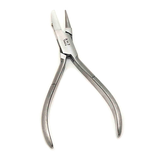 Flat Nose Stainless Steel Pliers Jewelry Making Supplies