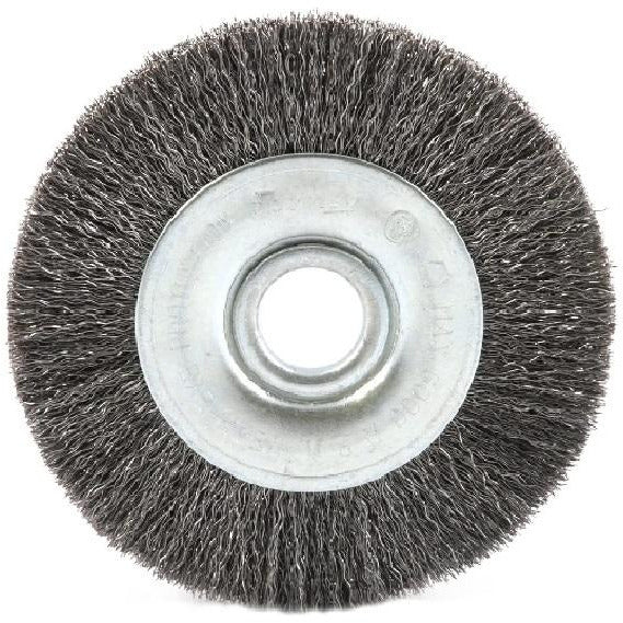 steel bristle wheel brush - 2 inch steel bristle brush 