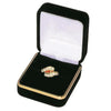 velvet ring box - velvet metal ring box - velvet metal jewelry box - velvet jewelry box