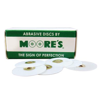 moores plastic discs - plastic sanding discs - moores plastic discs with brass center - water resistant sanding disc - water resistant moores discs